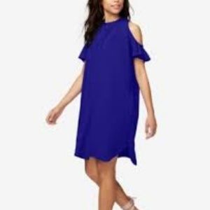 COPY - RACHEL Roy Elizabeth Cold-Shoulder dark blue dress